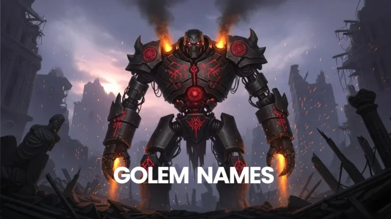 Golem Names
