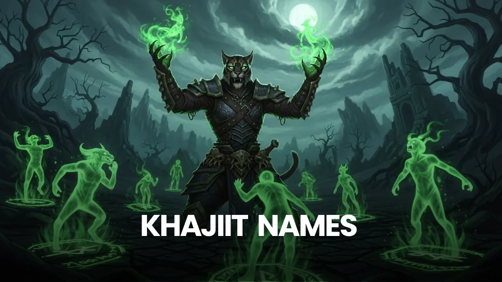 Khajiit Names