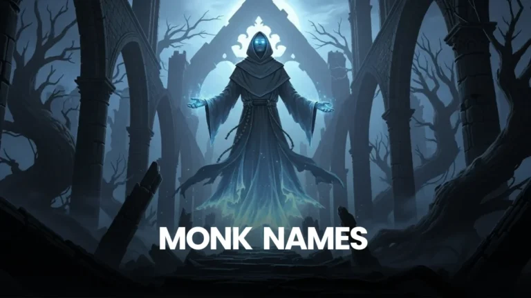 Monk Names