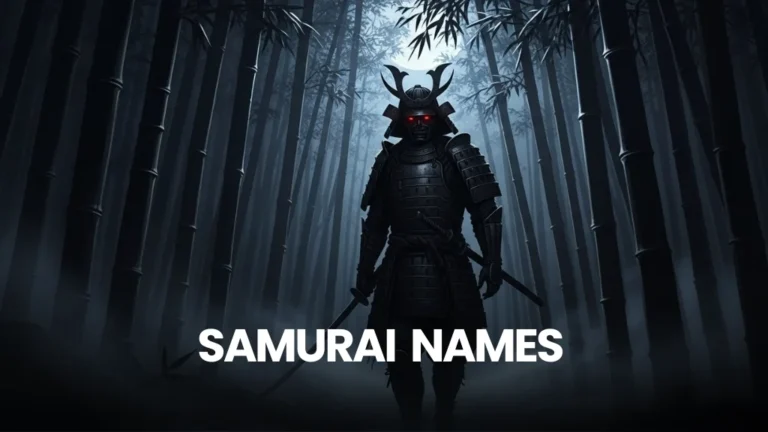 Samurai Names