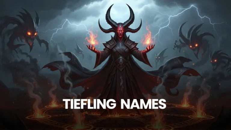 Tiefling Names