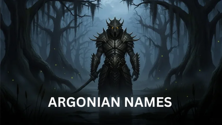 480+ Argonian Names: Unique, Funny, Mythical, Dark, Evil