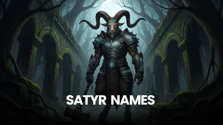 Satyr Names