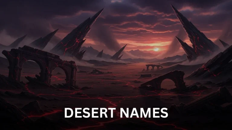 Desert Names