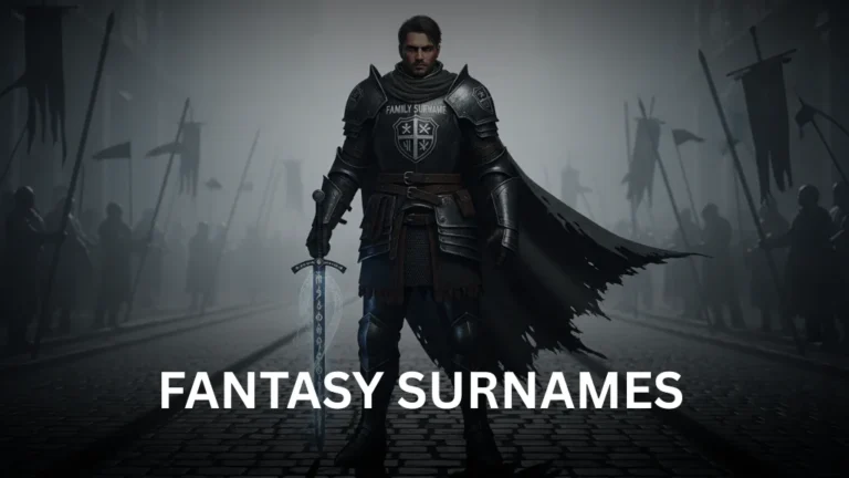 Fantasy Surnames