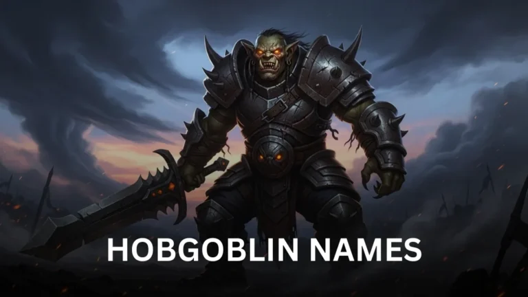 Hobgoblin Names