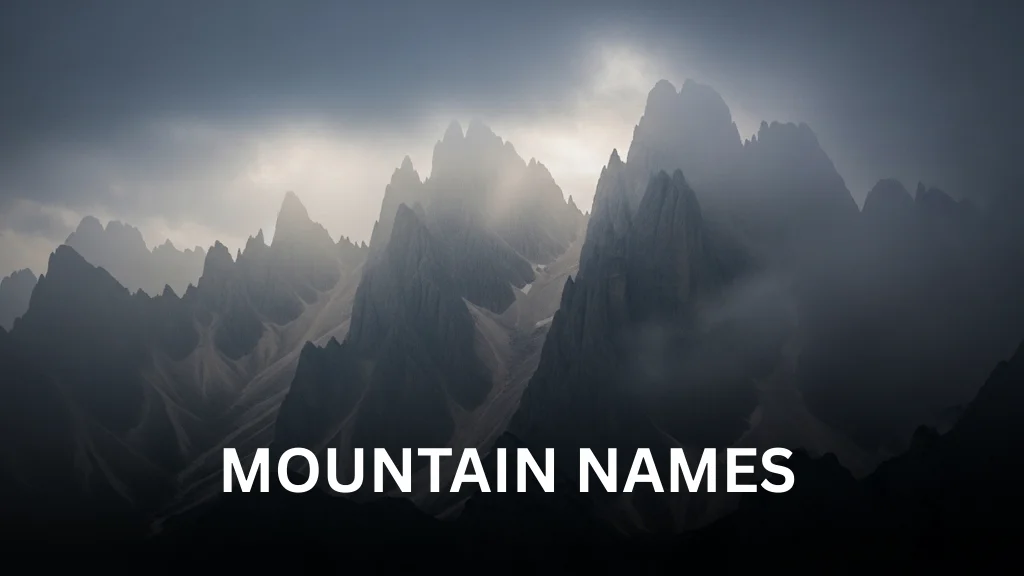 Mountain Names
