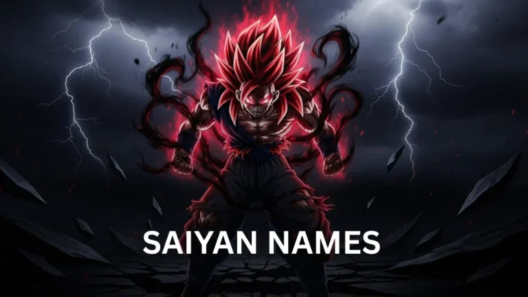 Saiyan Names