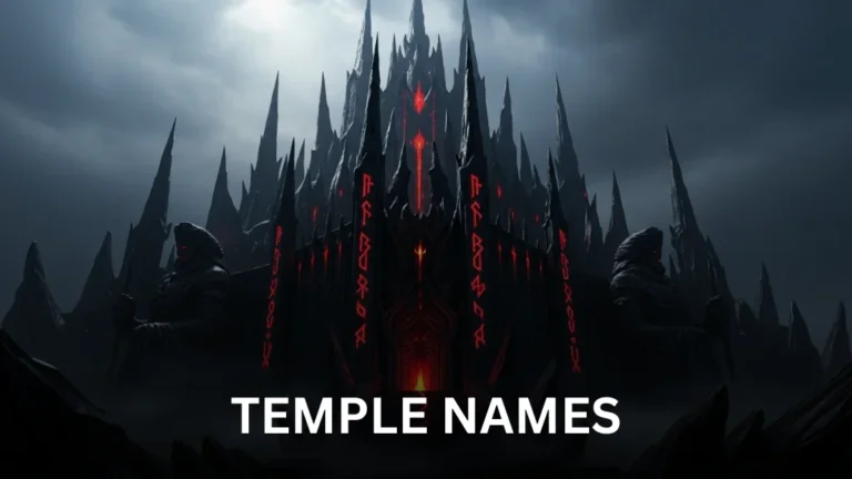 Temple Names