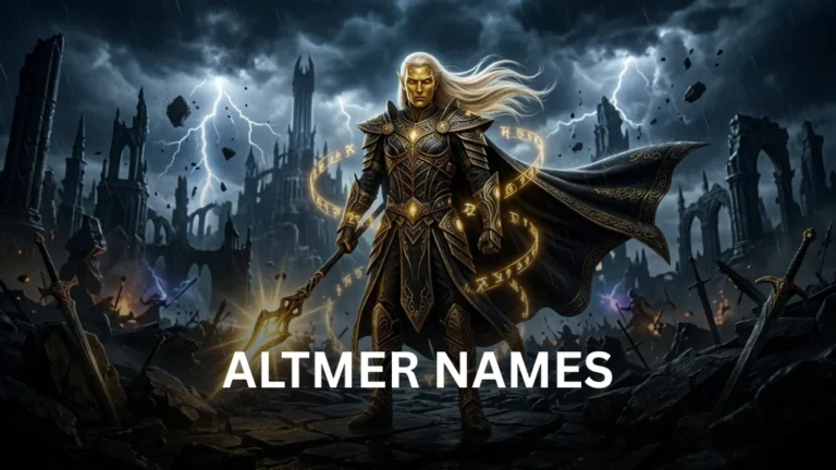 Altmer Names