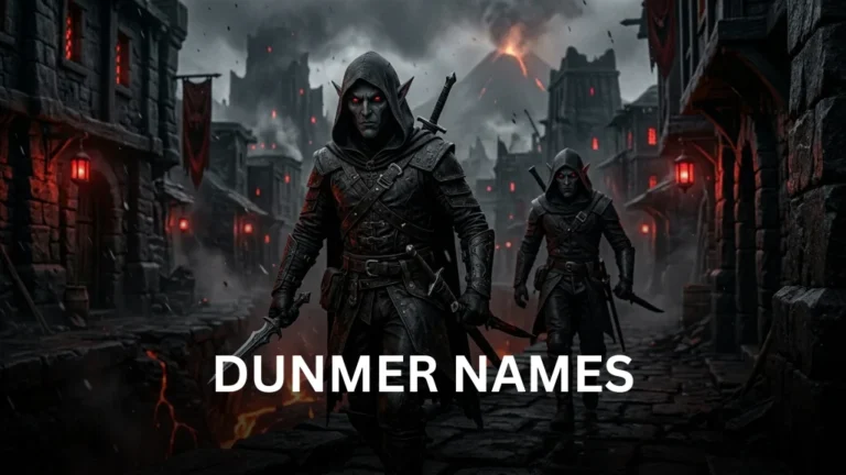 Dunmer Names