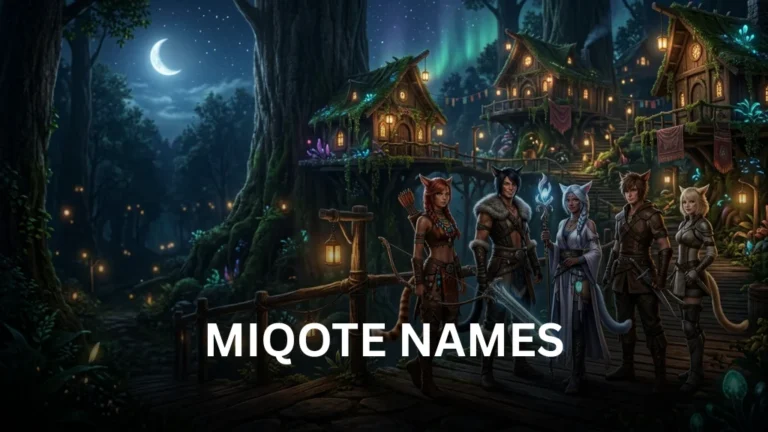 Miqote Names