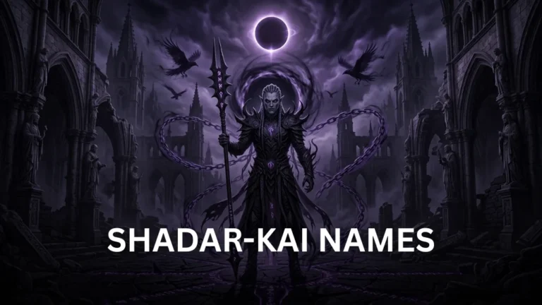 Shadar-Kai Names